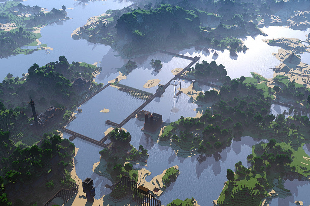 Minecraft Views Poster
