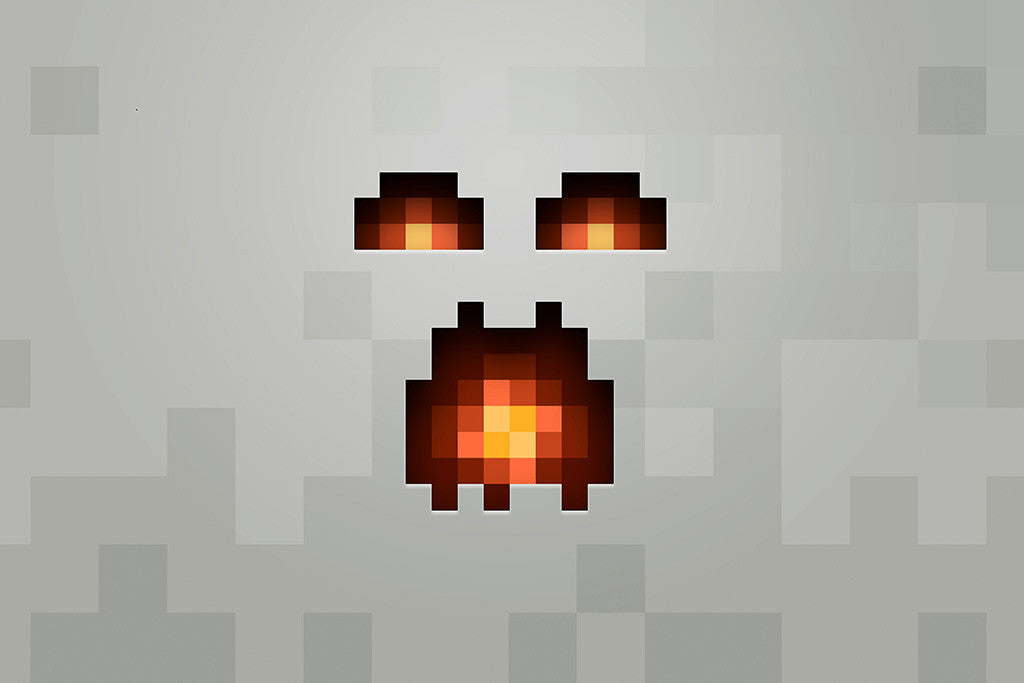 Minecraft Ghast Poster