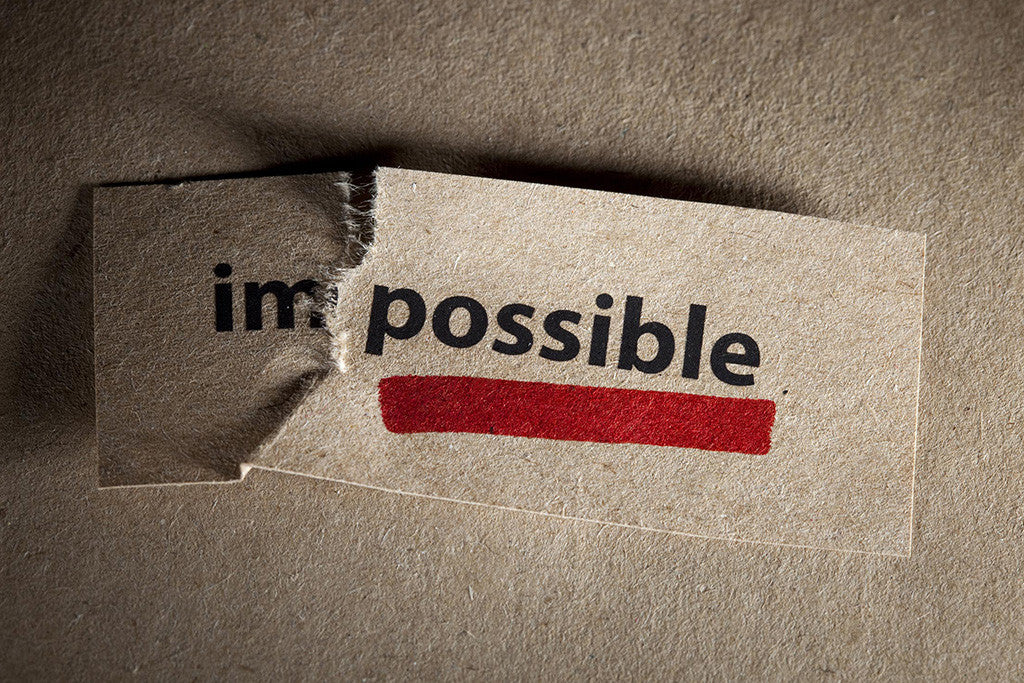 Impossible Possible Motivational Inspirational Poster
