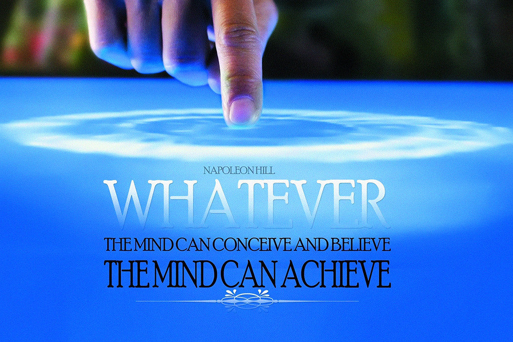 Napoleon Hill Quote Poster
