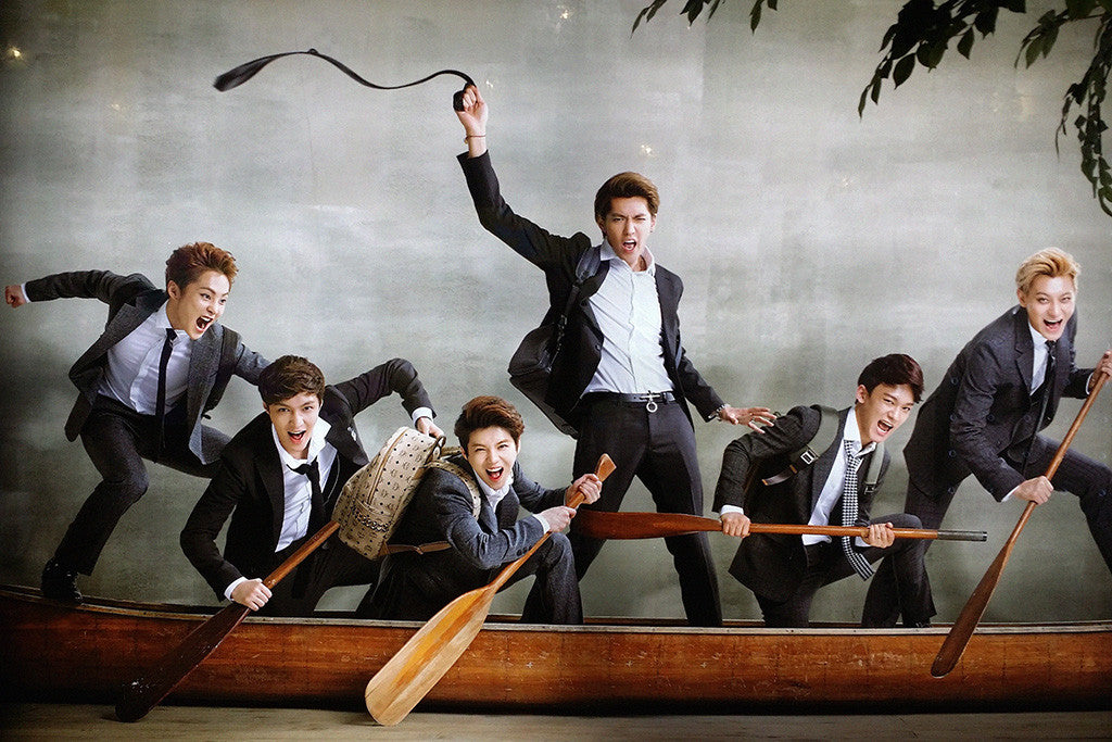 Exo K-pop Group Poster