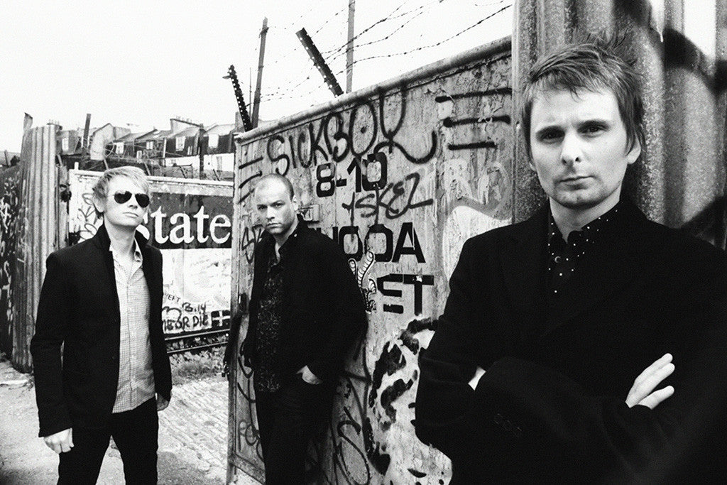 Muse Black and White Poster