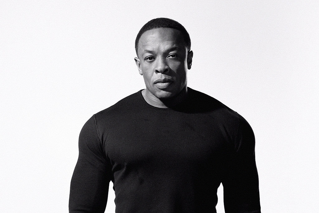 Dr. Dre Black and White Rapper Poster