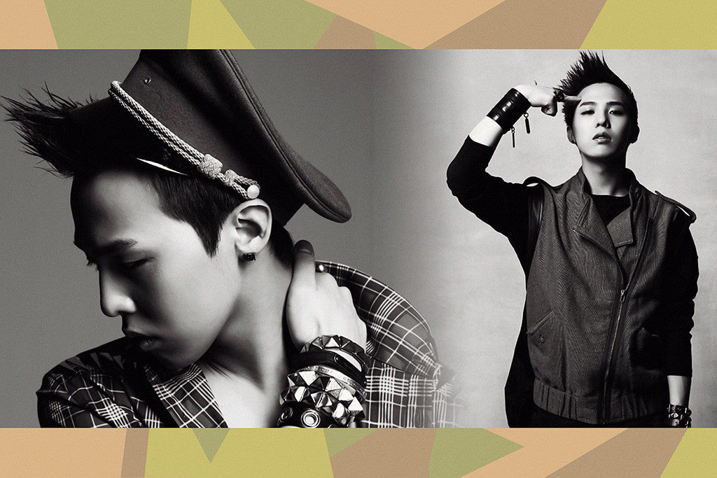 G-Dragon BigBang Black and White Poster
