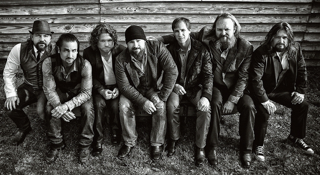 Zac Brown Band Black and White Poster