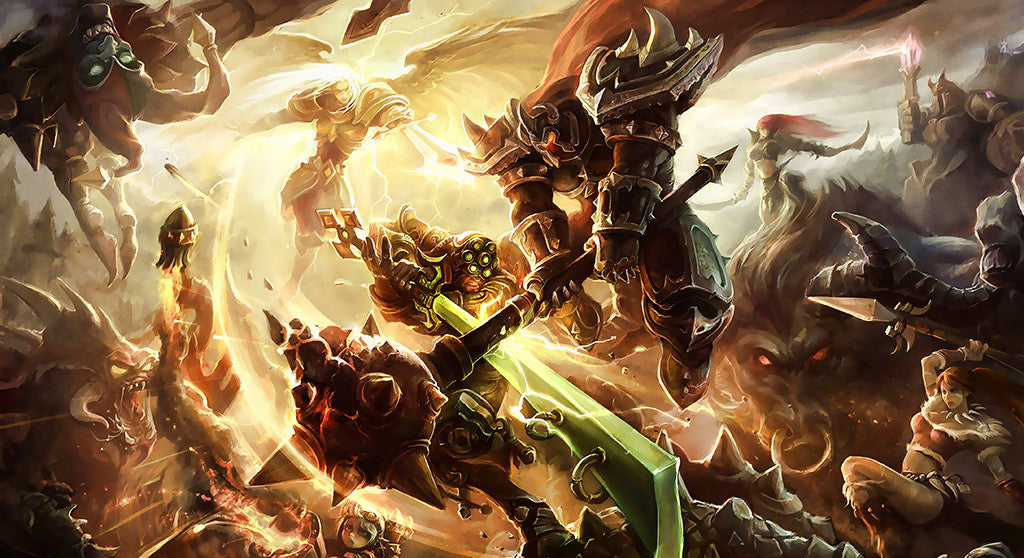 League of Legends Battle Heroes Poster