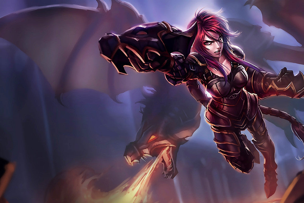 Shyvana League of Legends Poster