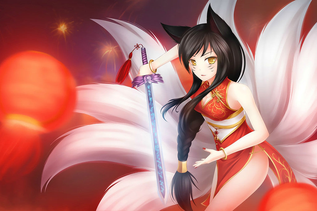 League of Legends Ahri Poster