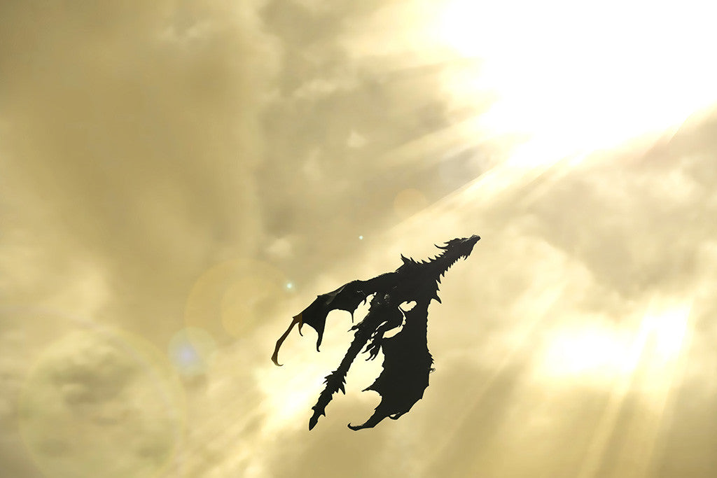 The Elder Scrolls Flying Dragon Poster