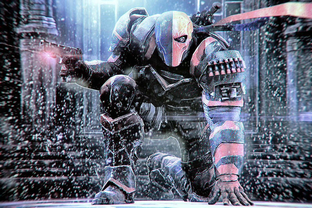 Deathstroke Batman Arkham Origins Chronicle Poster