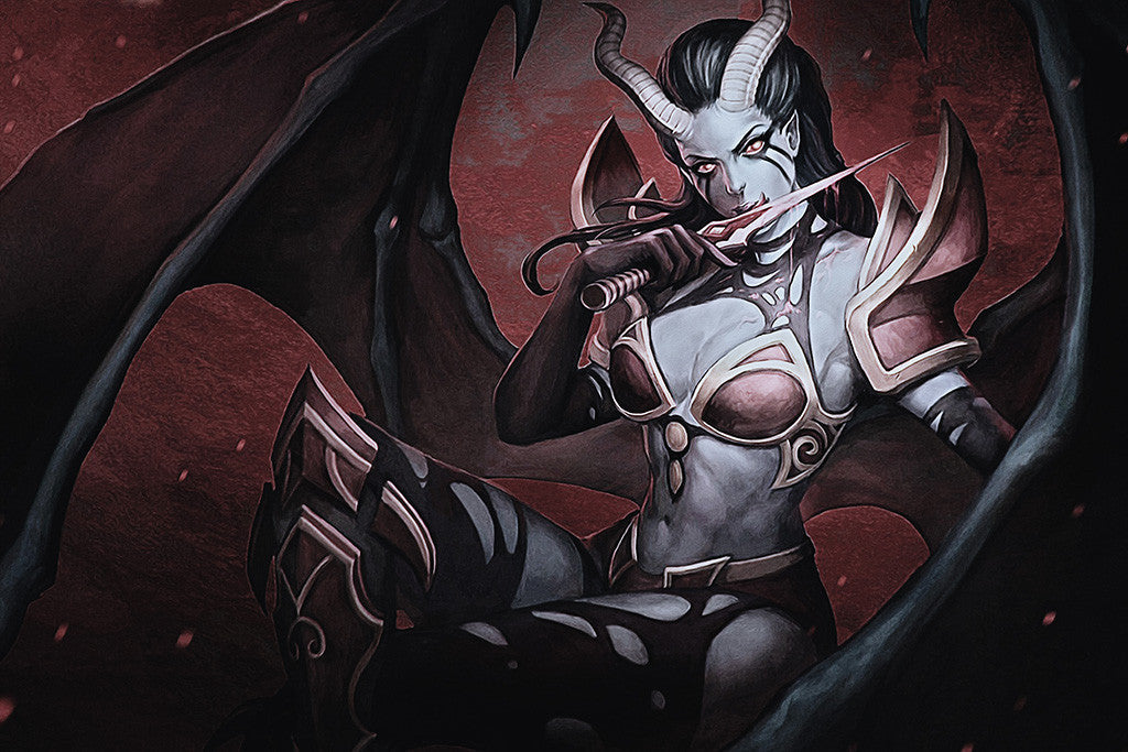 Dota 2 Woman Demon Poster
