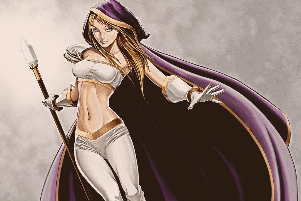 Dota 2 Rylai Crestfall Girl Poster