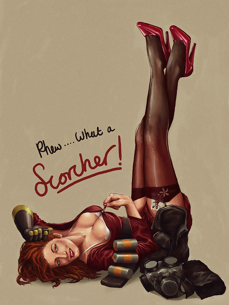 Team Fortress 2 TF2 Hot Girl Poster