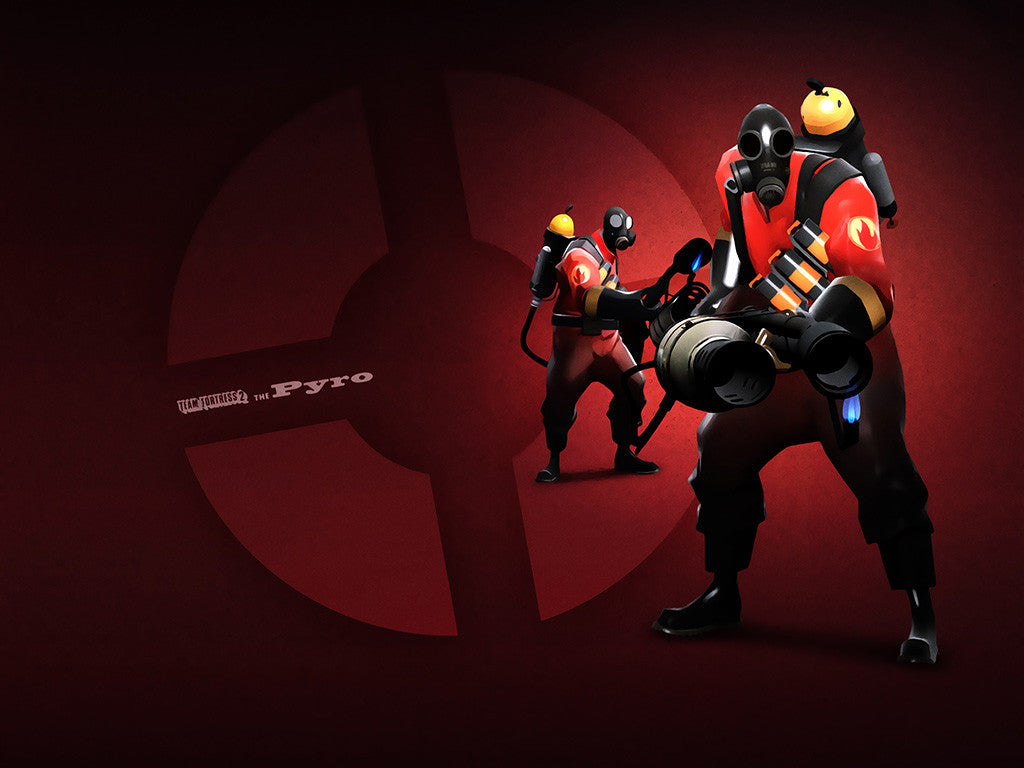 Pyro Team Fortress 2 TF2 Poster