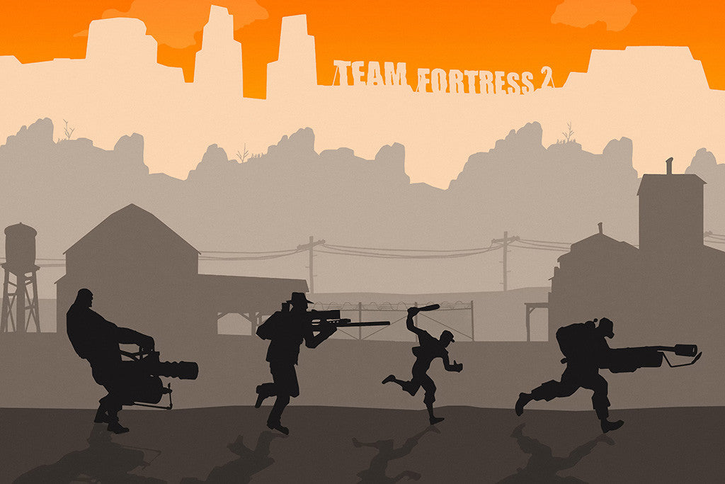Team Fortress 2 Game Poster
