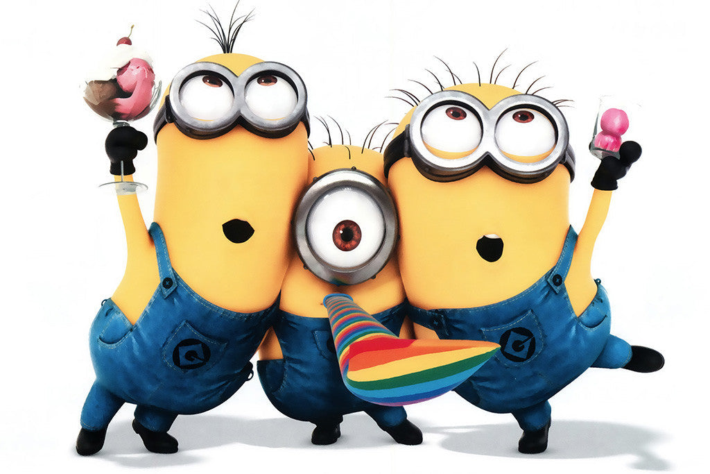 Happy Minions Poster
