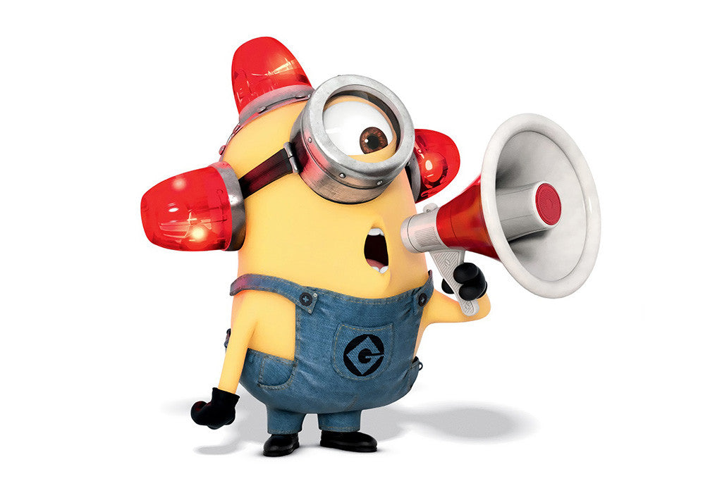 Minions Speaker Loudspeaker Poster