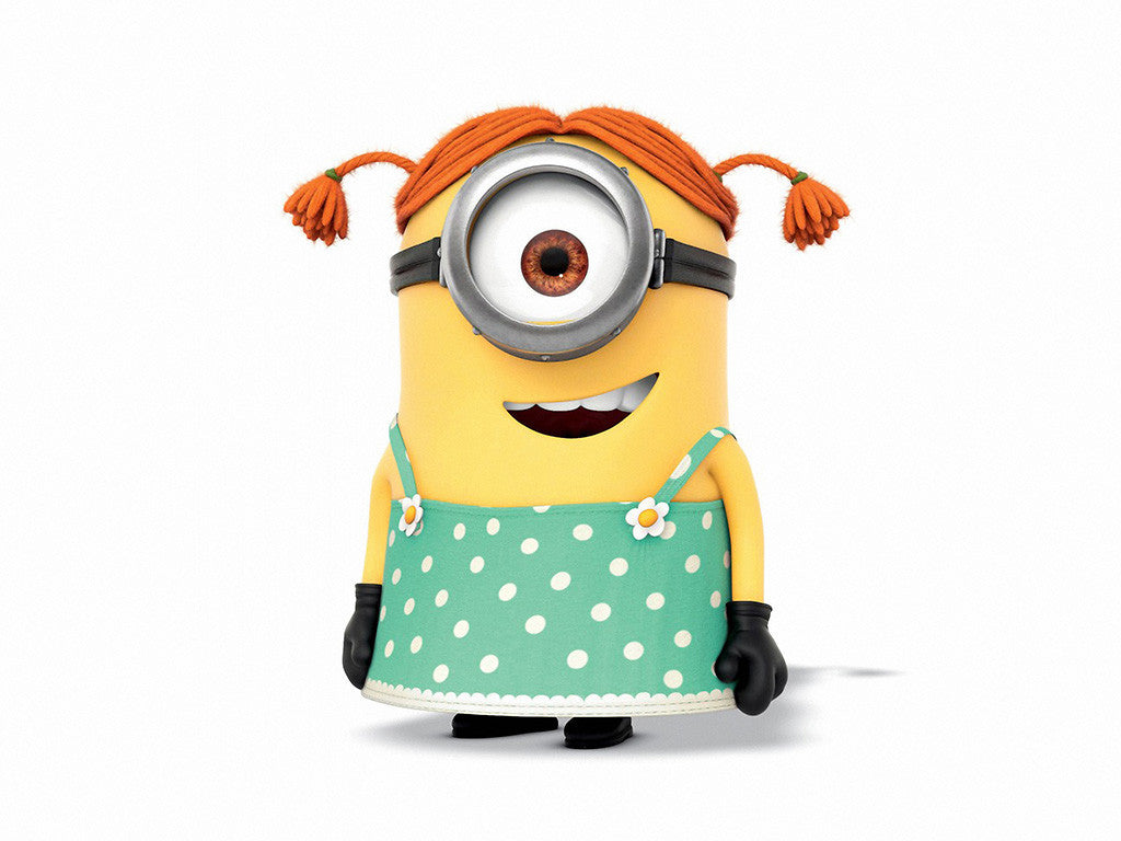 Minion Stuart Girl Poster