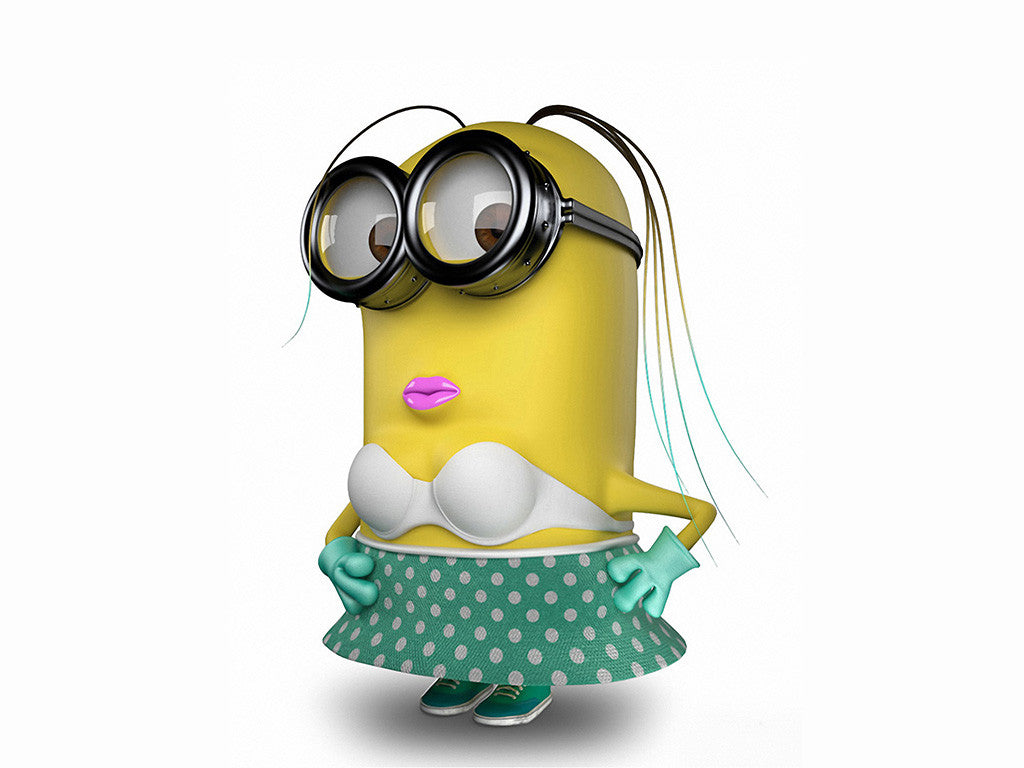 Minion Female Girl Poster