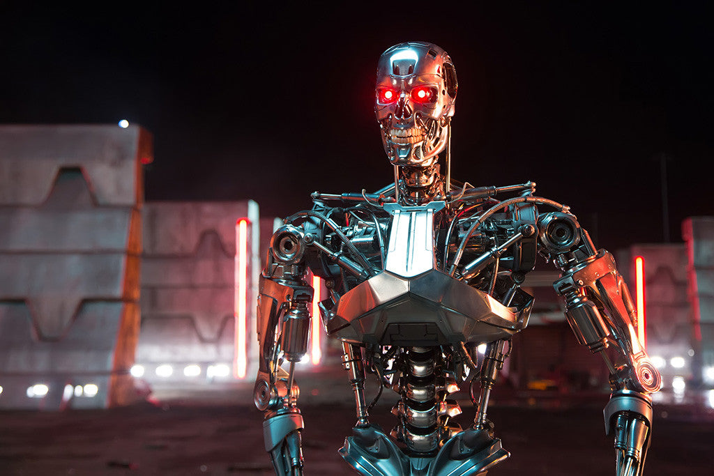 Terminator Skeleton Poster