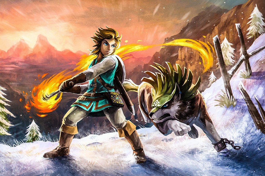 The Legend of Zelda Breath of the Wild 2017 Poster