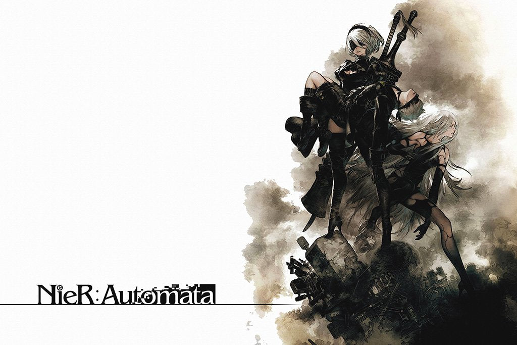 Nier Automata Girls Poster