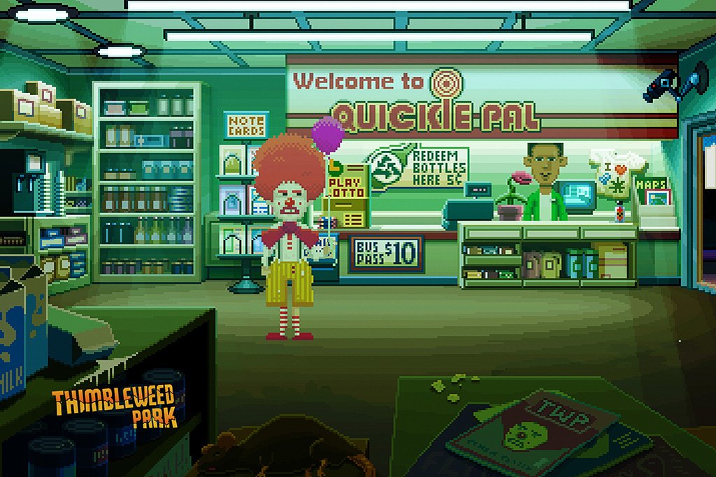 Thimbleweed Park 2017 Poster