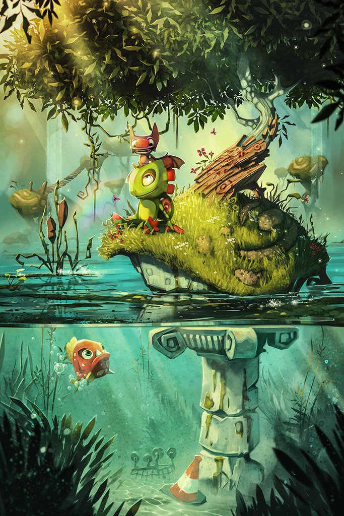 Yooka-Laylee Poster