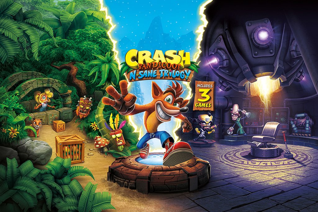 Crash Bandicoot N. Sane Trilogy Poster