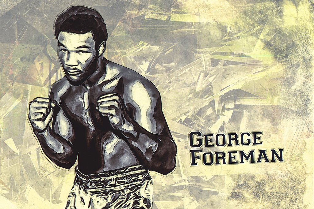George Foreman Art Poster