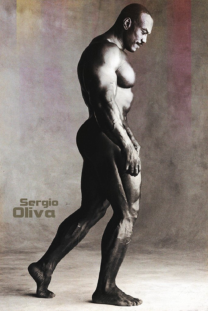Sergio Oliva Black and White Poster