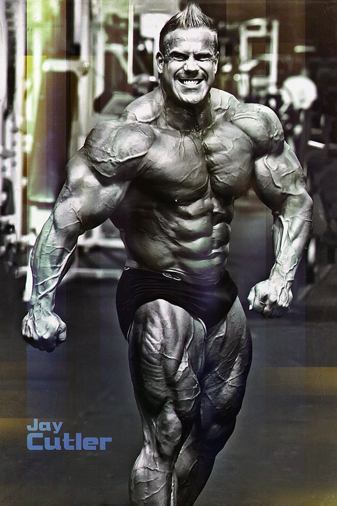 Jay Cutler Black and White Poster