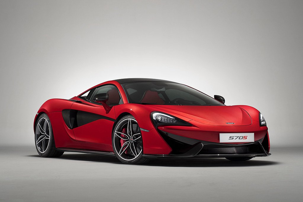 McLaren 570S Red Poster