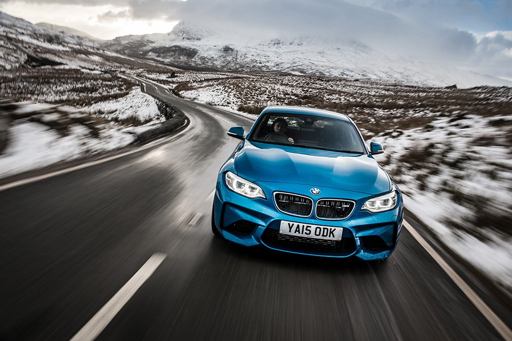 BMW M2 Blue Poster