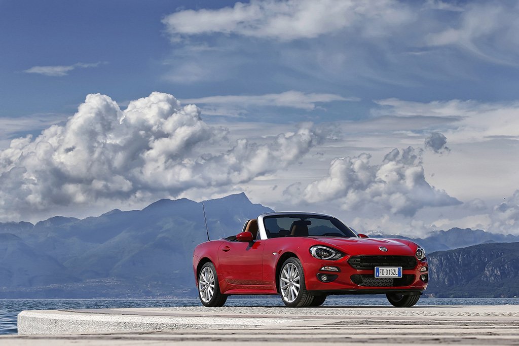 Fiat 124 Spider Poster