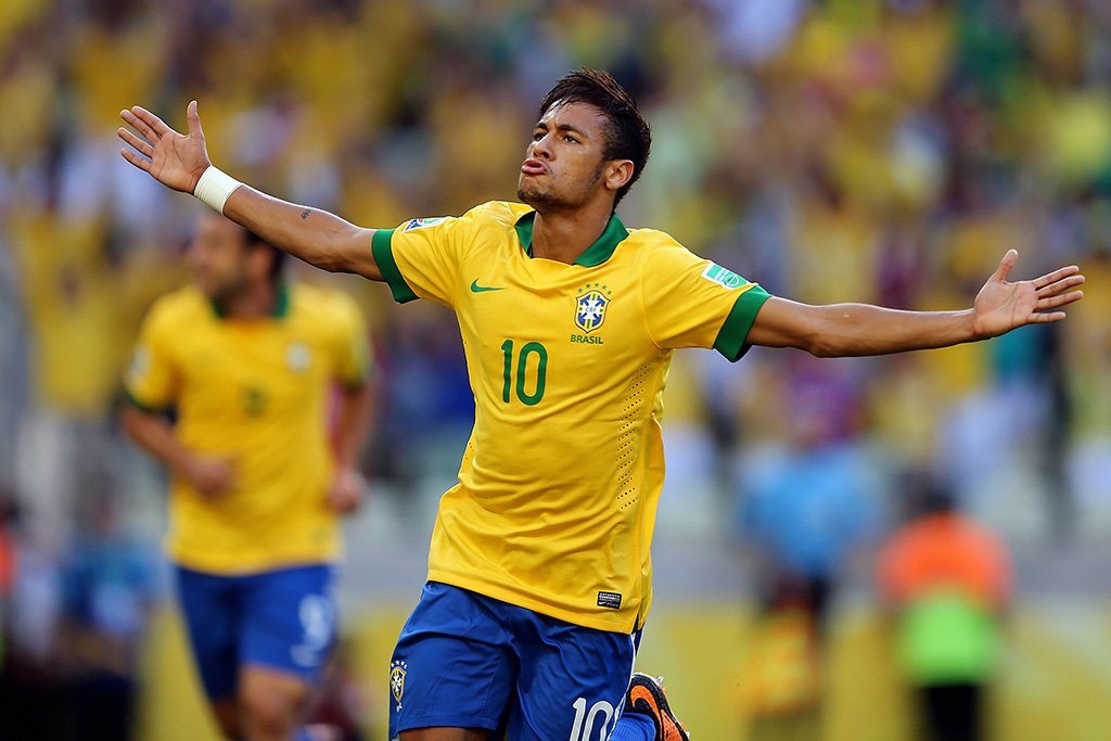 Neymar Soccer Player Poster