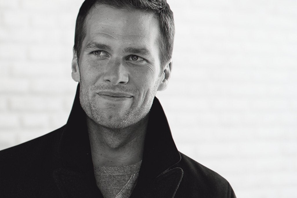 Tom Brady Black and White Poster