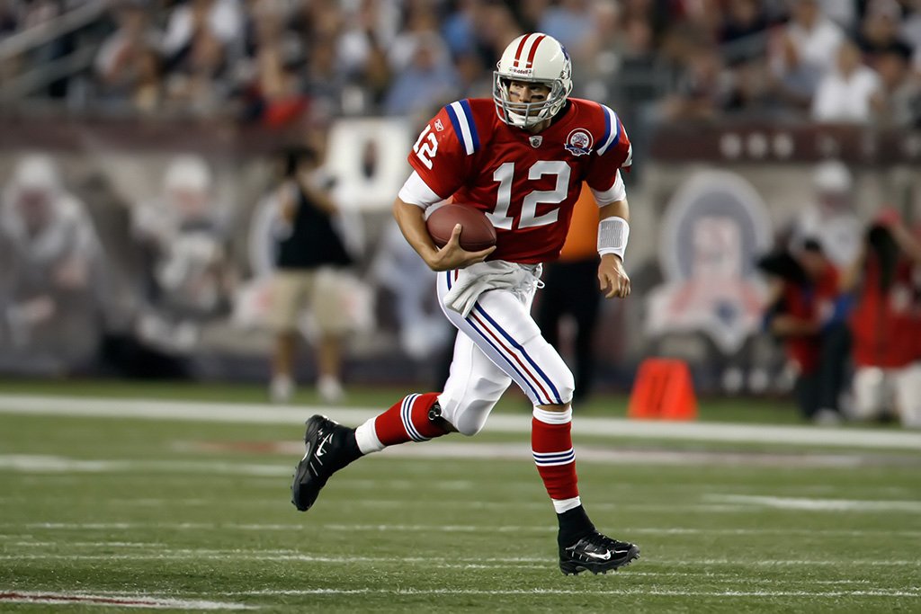Tom Brady Running Poster