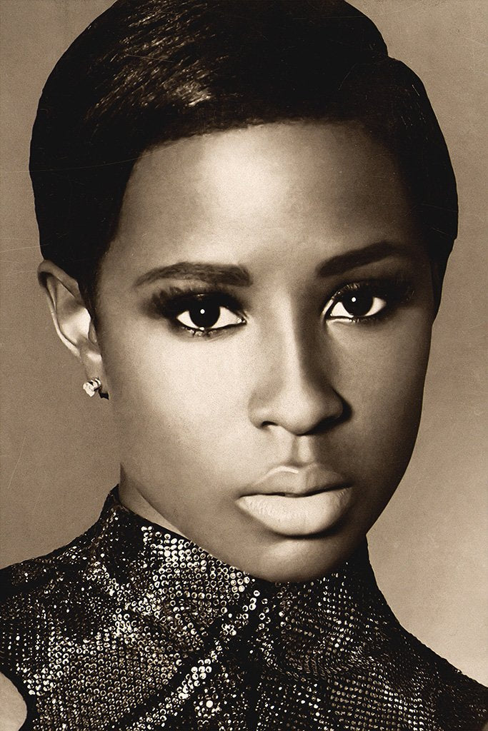 Dej Loaf Black and White Poster