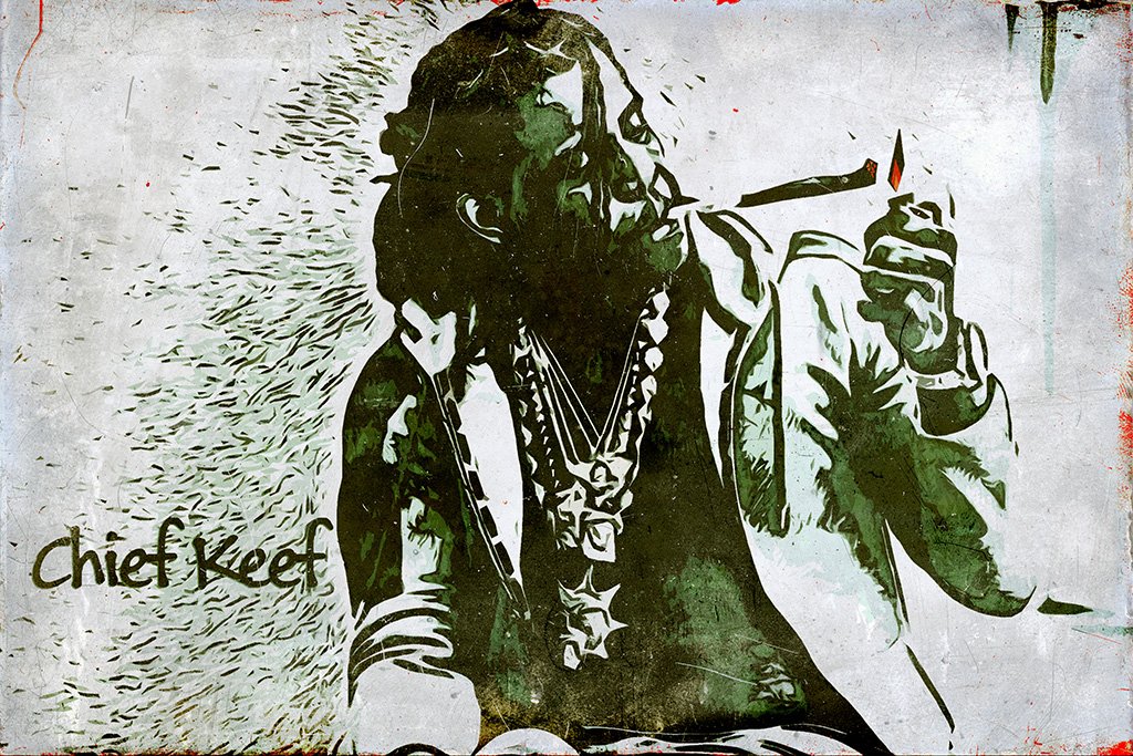 Chief Keef Art Poster