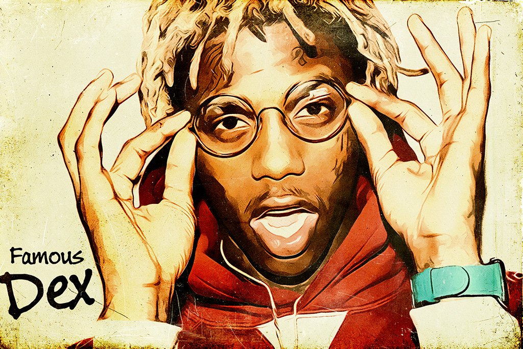 Famous Dex Fan Art Poster