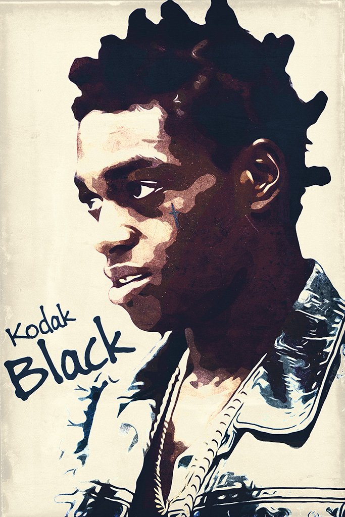 Kodak Black Fan Art Poster