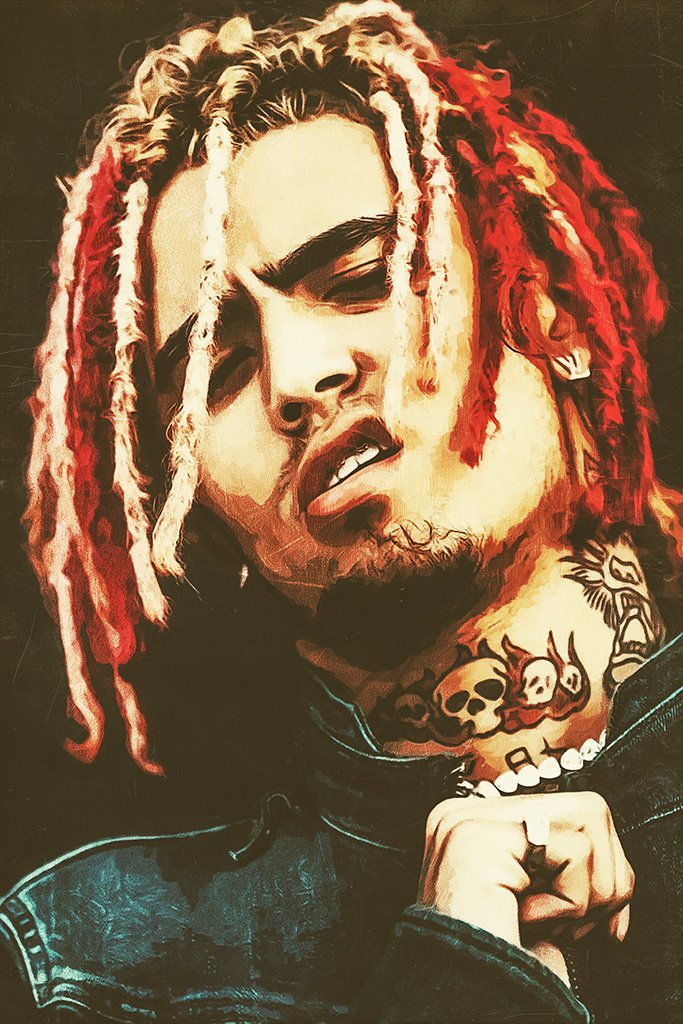 Lil Pump Fan Art Poster