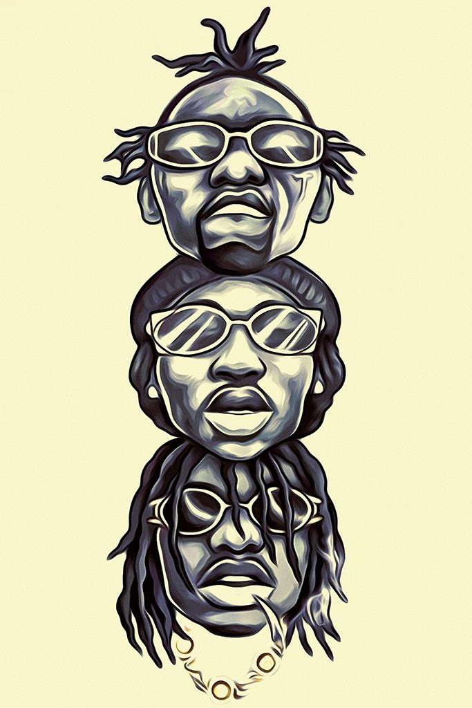 Migos Art Poster