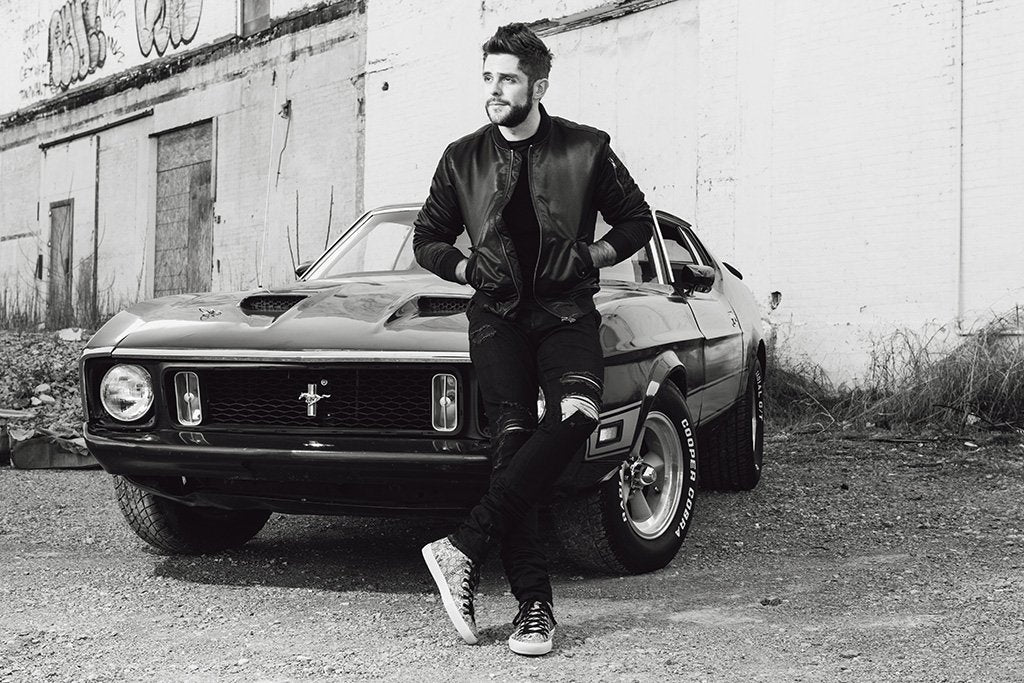Thomas Rhett Black and White Poster