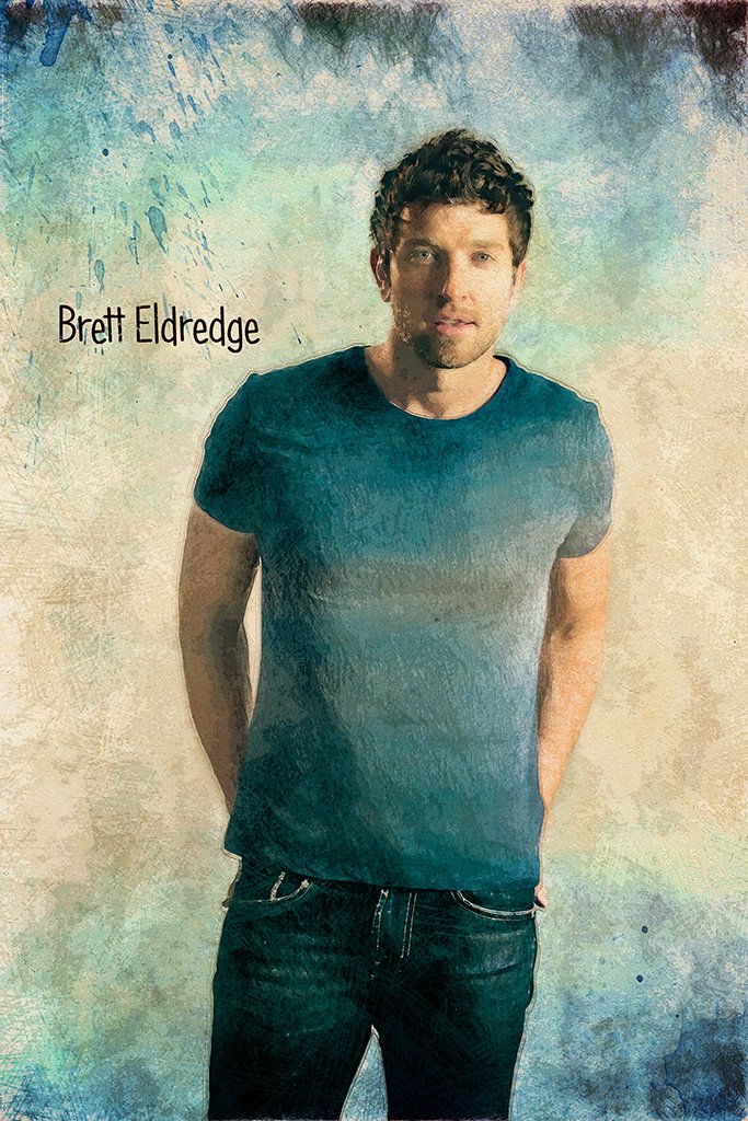 Brett Eldredge Fan Art Poster