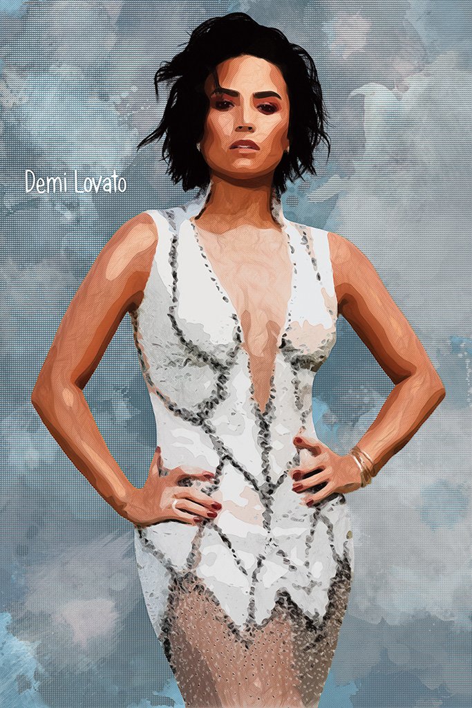 Demi Lovato Fan Art Poster