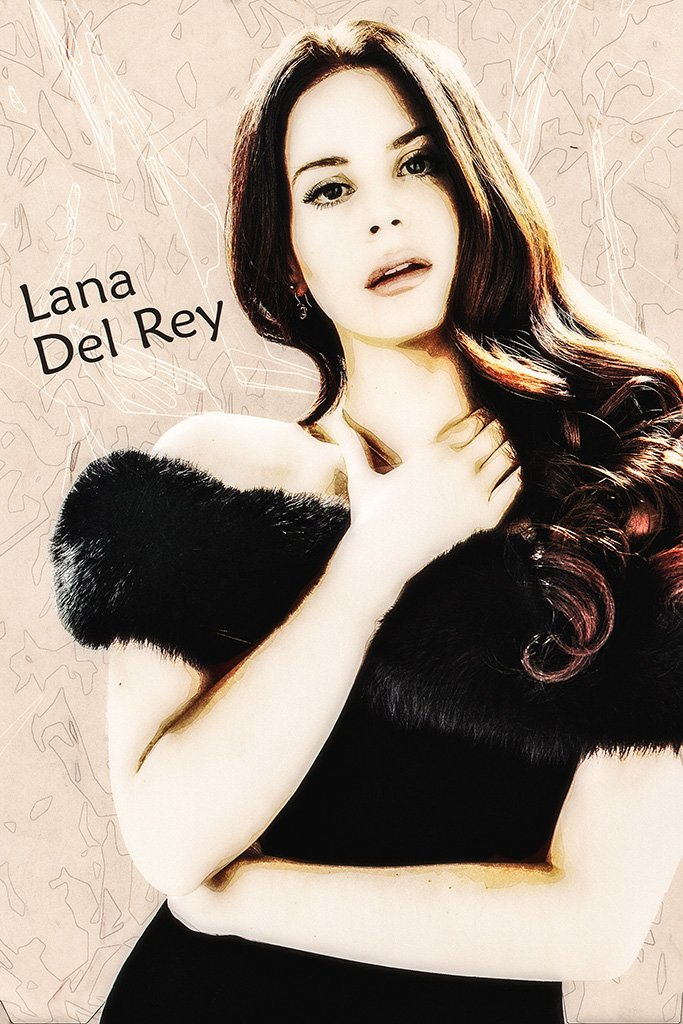 Lana Del Rey Fan Art Poster