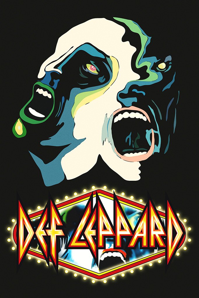 Def Leppard Fan Art Poster