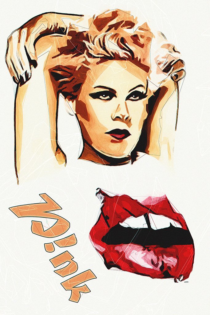 P!nk Fan Art Poster